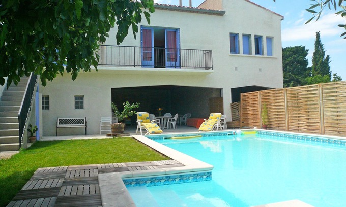 Talairan House | House 7 persons with large pool in corbieres area