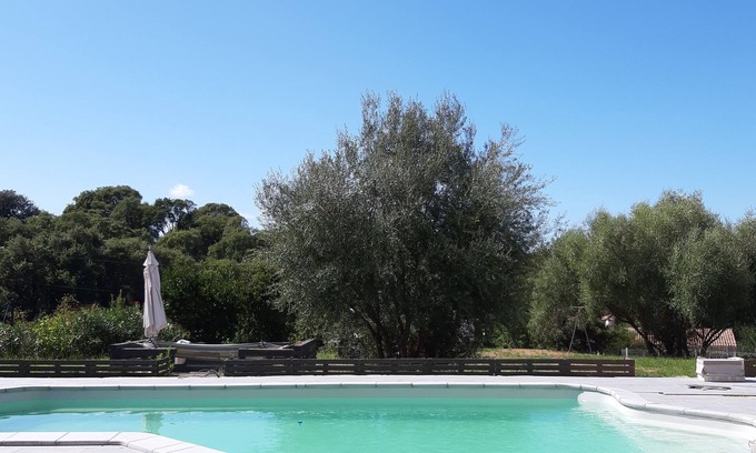 Cuttoli-Corticchiato House | HOUSE F4 WITH POOL IN THE COUNTRY