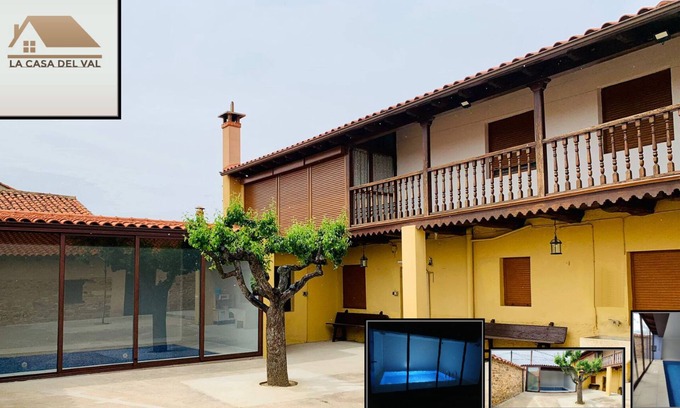 Valdespino de Somoza House | House in León. Ideal for families. Swimming pool. Grills. Astorga.