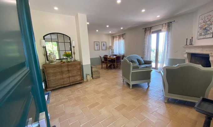 Minturno House | House in the hills overlooking the sea between Rome and Naples, with wonderful pool among olive trees