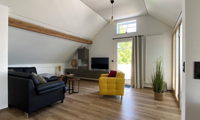 Frielendorf Apartment | House Mariechen 5 star DTV classification with sauna in Frielendorf