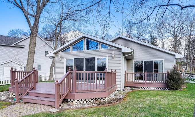 Paw Paw Lake House | House on Paw Paw Lake w/Private Dock!
