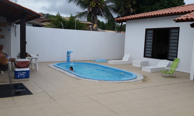 Barra de Sao Miguel House | House with 03 bedrooms, swimming pool, 200 meters from Barra de São Miguel Beach