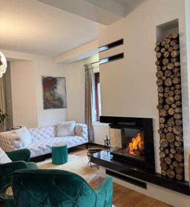 Skopje Villa | House with Fireplace & Jacuzzi