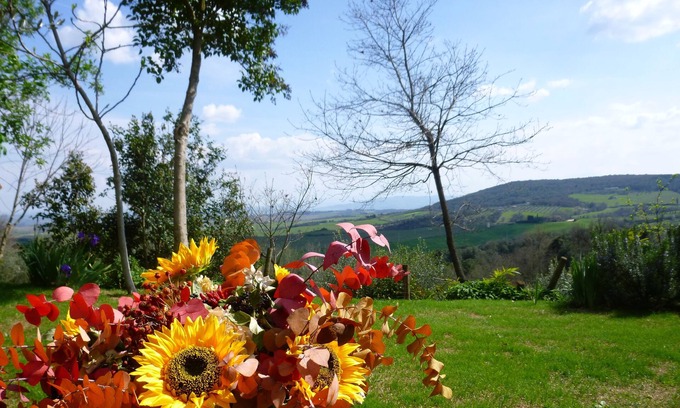 Vescovado Apartment | House with garden in the middle of etruscan hills