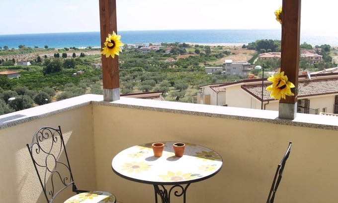 Badolato House | House with panorama view of Sea and Mountains