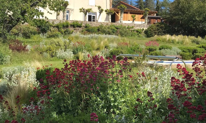 Saint-Alban-d'Ay House | House with pool in enclosed garden in the heart of a village