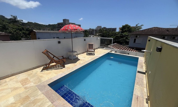 Toninhas House | House with pool - 5 bedrooms 3 suites with Wi-Fi near the sea