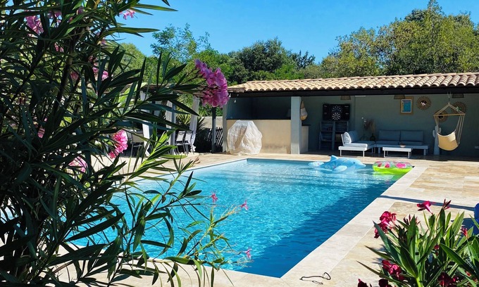 Bouillargues House | House with pool in the countryside on a fenced and trees of 8000m2.