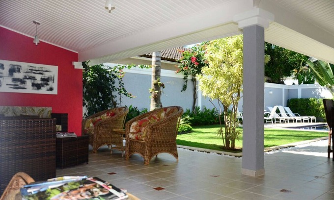 Balneario Praia do Pernambuco House | House with pool, jacuzzi, in Jardim Acapulco-Guaruja condominium