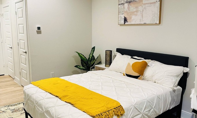 South Main Apartment | Houston Cozy Cityscape Retreat Near NRG Stadium, Galleria and TMC - Free WiFi