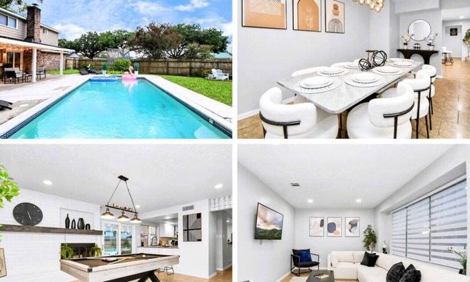 Meadows Place House | Houston Family Retreat with Hot Tub Pool Firepit