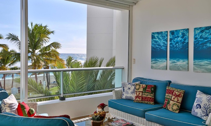 Villas Del Mar Apartment | Huge 3Br Condo BeachFront Smart TV & Priv.Parking