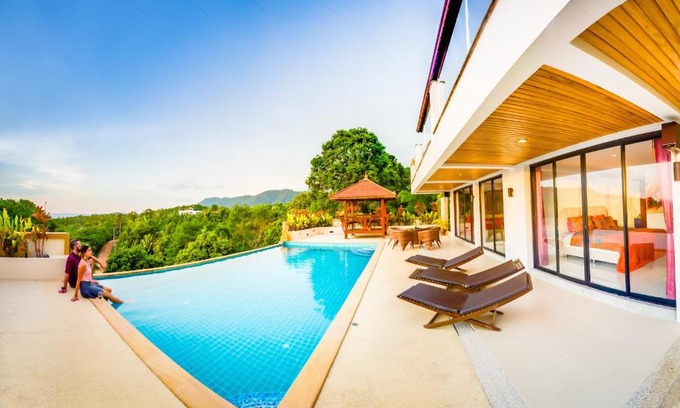 Ko Lanta Villa | Huge Seaview Pool - Mountain House 4 bedrooms, Koh Lanta