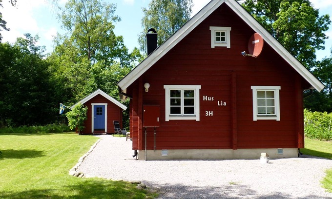 Traryd House | Hus LIA lake, boat, fireplace, WiFi, fishing license, bicycles, Bathe, top Ausst'g