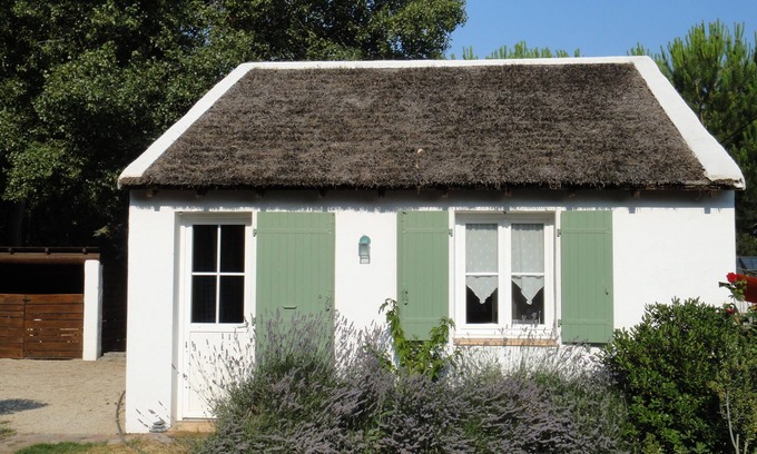 Aigues-Mortes House | Hut 'camargaise' in border of pine forest: weekly or in the weekend