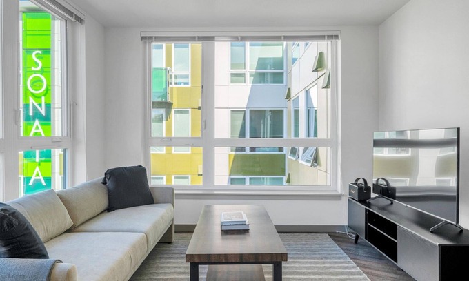 Columbia City Apartment | Ideal Columbia City 1BR w/ W/D & Gym, steps to Light Rail, by Blueground