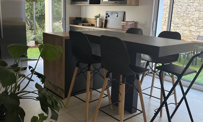 Villeneuve-les-Maguelone Apartment | Ideal family and work duplex 3 bedrooms near beach