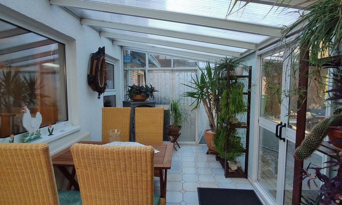 Mertesheim Apartment | Idyllic Condo/Wanderreitstation with conservatory and private courtyard