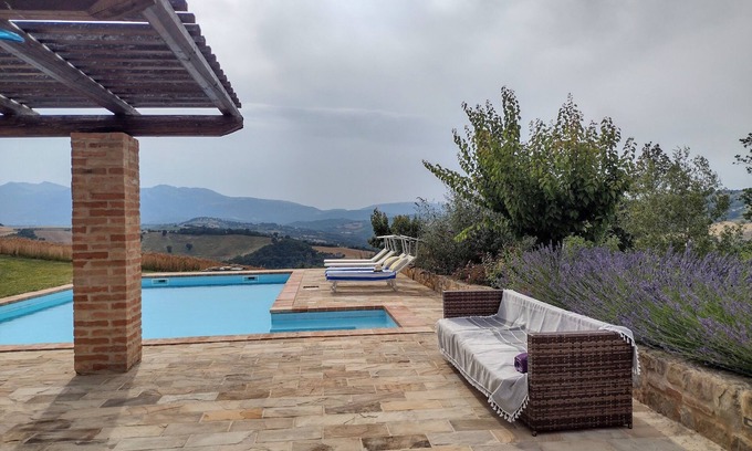 Monte San Martino Villa | Idyllic Villa , Magnificent Views, Stunning location, Pool,