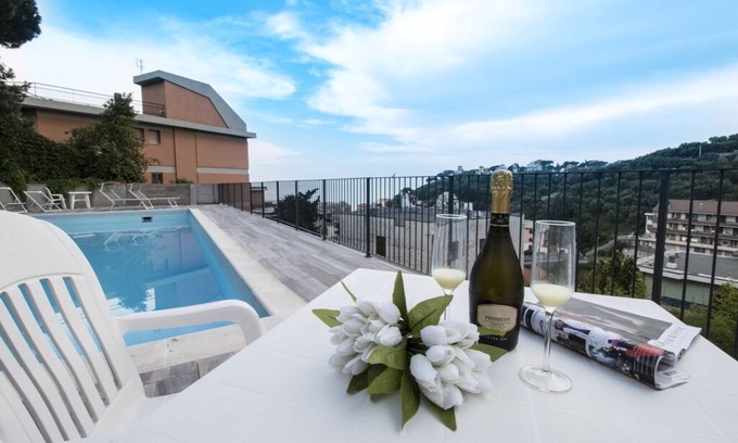Celle Ligure Condo | Il Biancospino 11-Residence Felice -14 accommodation 300 meters from the sea, swimming pool, race