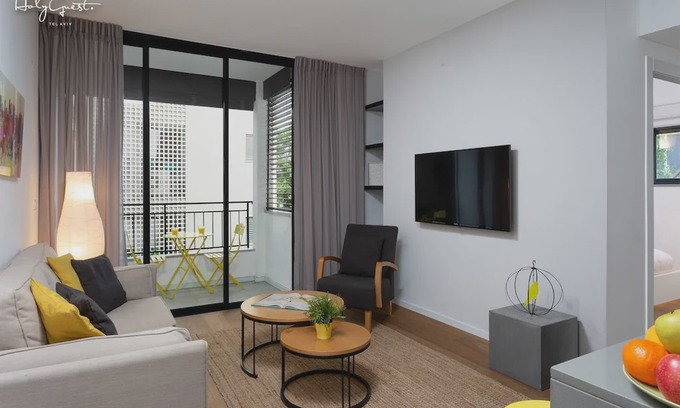 Tel Aviv Apartment | Illuminated 2BR in Ben yehuda 140 by HolyGuest
