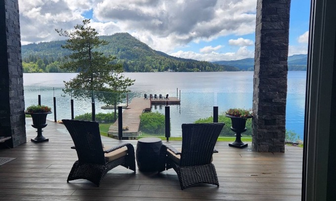 Shawnigan Lake House | Illustrious Lakefront Estate with Private Dock, Moorage and Salt Water Hottub