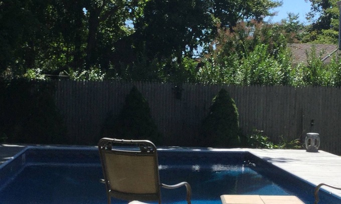 Bellport Cottage | Immaculate Bellport village cottage vacation home w/ Pool, Hot Tub, bikes & Maid