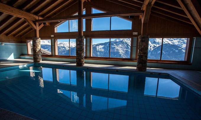 Bisanne 1500 Apartment | In a luxury MGM chalet with heated pool close to the gondola and slopes