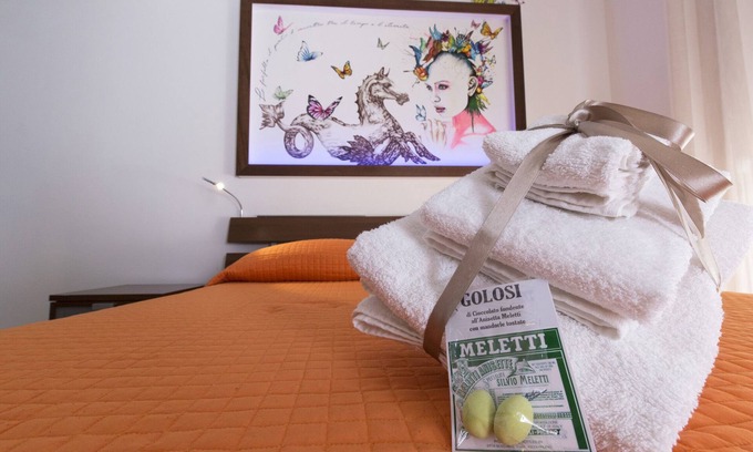 Ascoli Piceno Apartment | In bed in Art 1 - Comfort and beauty