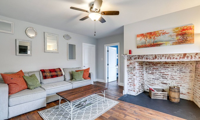Yardley Apartment | In-Town & Walkable: Historic Yardley Retreat!