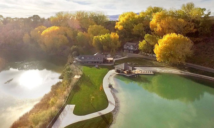 Box Elder County House | Incredible Lakeside Lodge and Beach House