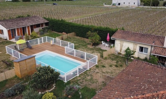 Saint-Emilion House | Independent cottage and pool in the heart of the vineyards