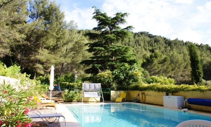Carqueiranne Cabin | Independent pavilion in hill with swimming pool quiet 3 *