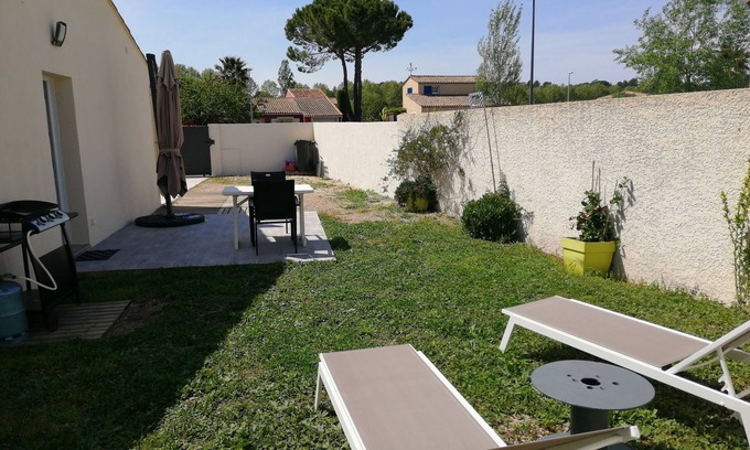 Saturargues Apartment | Independent studio 20 minutes from the beaches