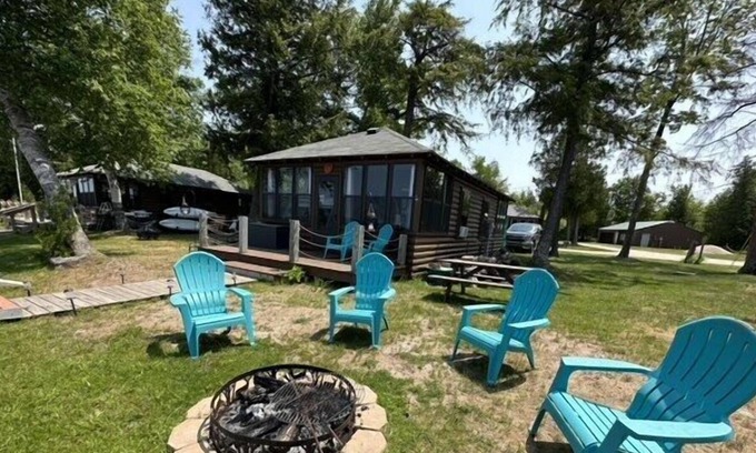 Manistique Cabin | Indian Lake Summer #5 at the Mountain Ash Association: Sleeps 5, waterfront, dock