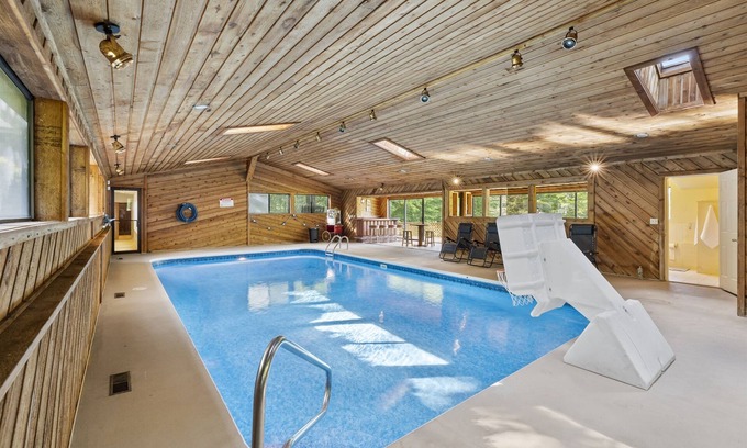 Washingtonville Villa | Indoor Pool Paradise | 6BR + Huge Decks