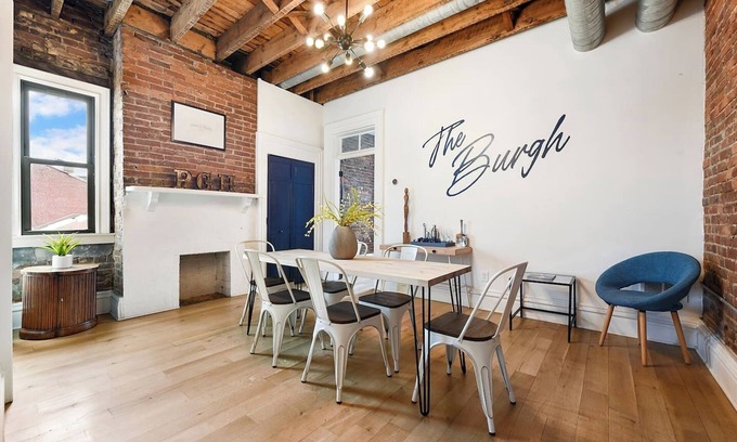 East Allegheny Apartment | Industrial Vintage Retreat Near Downtown, Stadiums