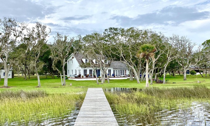 St. Augustine House | Intracoastal Waterfront House on Private island surrounded by National Parks