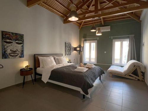 Lesvos Apartment | Iriki Loft, ένας ατμοσφαιρικός ρετρό χώρος στην Ερμού