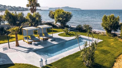 Agii Apostoli Villa | Isalos Seafront Villa I Sea fragrance