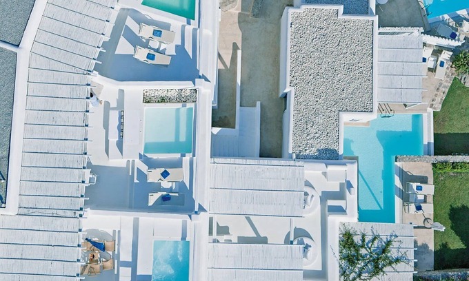 Platis Gialos Villa | ISholidays Mykonos Blu Junior Villa Private Pool