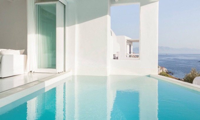 Platis Gialos Villa | ISholidays Mykonos Blu Deep Villa with PrivatePool