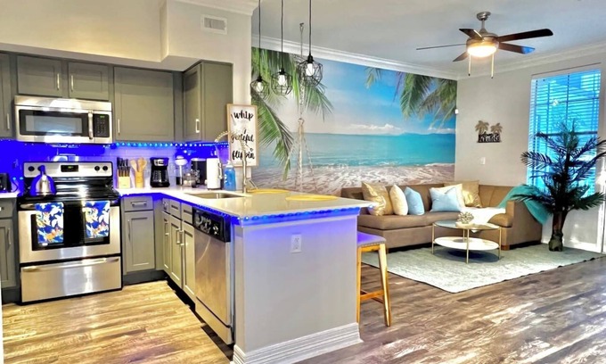 South Central Houston Apartment | Island Breezeš“ - 1BR/Medical Center/NRG/Galleria