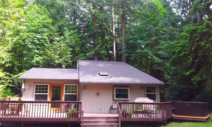 Burley House | Island home with kayaks, seasonal pool, private hot tub and beautiful beach!