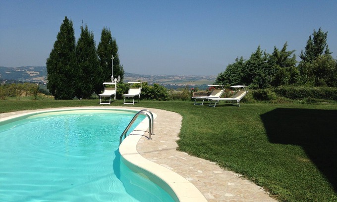 Montelabbate Villa | Panoramic Villa Italy just few minutes drive from the beach