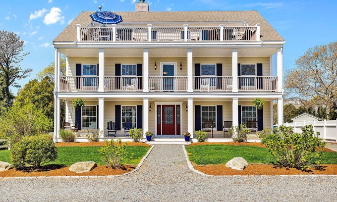 Popponesset House | It's never too early for a summer vacation! Amazing water views