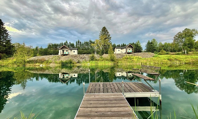 Fort Kent Mills Cabin | J19 North Charming Cozy Stay King Suite Direct Trail Access In Town WiFi