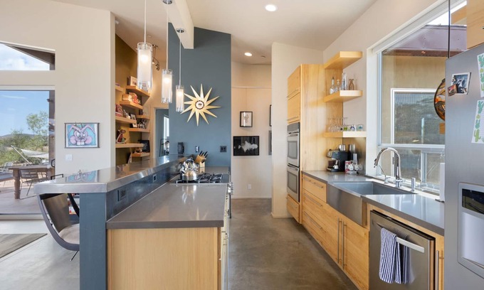 Pioneertown House | Jackalope Junction - Pool, Hot Tub, Fire Pit, BBQ and Desert Views!