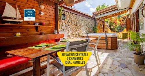 Lamentin House | Jaden Kreyol - Gîte rural central 4 à 8 pers avec spa